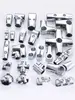 16253238mm Acero Inoxidable Bidireccional Tricúspide Cuatridireccional Aleación de Aluminio Junta Sujeción Sujetador Conector Tubo Redondo
