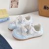 Pall Zapatos Lindos de Forrest Gump Mujer 2025 Primavera y Verano Nuevo Satén de Seda Cinta de Perlas Tenis Casual B3529