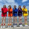 Suéter Suelto con Capucha Multiusuario Color Caramelo Hermanas Pareja Chaqueta de Vestir de Clase para Mujer Vestido de Novia Chaqueta para Foto de Viaje en Grupo