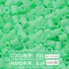 Paquete de Recarga de 264 Colores 1000 Piezas 2.6 mm Fusion Beads Tablero de Pines Set de Rompecabezas Beads para Planchar Serie Completa de 264 Colores