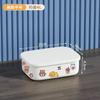 Caja de almacenamiento de pegatinas de dibujos animados caja de almacenamiento doméstica de gran capacidad engrosada caja de almacenamiento de bocadillos caja de almacenamiento de juguetes cesta de almacenamiento