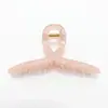 Pinza para el Cabello de Terciopelo de Camelia de Gama Alta Estilo Coreano para Mujer, Nuevo Clip de Tiburón Grande para el Cabello Otoño e Invierno 2025