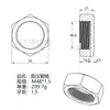 Tapa de tubo de alta presión de acero inoxidable 304, tapa de tapón hexagonal exterior, tapa ciega de rosca fina, tapa de sellado de rosca interior