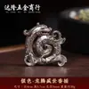 Incensário de cobre em forma de cabaça, mini porta-incenso de nove furos em forma de gota d'água, porta-incenso de tartaruga zen lótus para incenso em linha, queimador de incenso dragão, pequenos acessórios