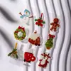 Novo Boneco de Neve de Natal de Gelatina Árvore de Natal Desenho Animado Relevo DIY Copo de Água Decoração de Computador Capa de Celular Adesivo