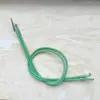 Hebilla de Hierro de 2 mm Cuerda Elástica para Mascarilla Cuerda Elástica Cuerda Elástica Hebilla Metálica Cordón con Púa Bolsa de Archivo Cuerda para Encuadernación de Libros de Hojas Sueltas