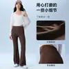 Nuevos pantalones de yoga para mujer para uso en exteriores, ligeramente acampanados, estilo americano, finos, de cintura alta, control de abdomen, adelgazantes, realzadores de glúteos, pantalones casuales para deportes y fitness
