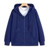 [Sudadera Ligera con Capucha y Cremallera de 260g] Chaquetas de Primavera y Otoño de Comercio Exterior Transfronterizo Logo Impreso Personalizado al por Mayor