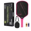 Paleta de Pickleball al por mayor Fibra de Carbono T700 Raqueta de Pickleball con Textura de Tela y Acabado Mate, Almacenamiento de Raqueta de Pickleball