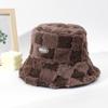 2024 Otoño e Invierno Nuevo Estilo de Belleza Sombrero de Pescador para Mujer Versión Coreana Más Fácil de Combinar Sombrero de Cubo Cálido para Exterior Sombrero Pequeño Estilo Japonés que Revela el Rostro
