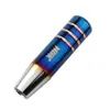 Cabeça de câmbio manual azul semi-assada cabeça de câmbio 13cm liga de alumínio alavanca de câmbio universal para carro cabeça de câmbio modificada