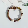 Pulsera de Cerámica Jingdezhen Nueva Pulsera de Cerámica China Joyería Estudiante Estilo Tíbet Cuerda Trenzada a Mano Puesto Regalo para Estudiante