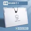 Carpeta tamaño A4, organizador de exámenes específico para estudiantes, clip para libros para estudiantes de secundaria y preparatoria, libro de documentos clasificados, carpeta de fuelle