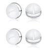 Tope de silicona con forma de hamburguesa para aretes DIY, accesorios de joyería, topes para aretes anti-caída, tapones para aretes
