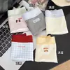 Roupa Íntima Feminina Estampada Doce 10A Algodão Puro Antibacteriano no Fundilho Novo Estilo 2026 Boxer Respirável Sem Costura Cintura Média