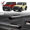 Adecuado para Suzuki 19-25 Jimny Manija Interior de Puerta Modificada Tira Brillante Protectora Decorativa Parche