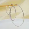 Grado Brincos Grandes Argola Fashion de Estilo Coreano Cravejados com Diamantes Brincos Exagerados Populares Europeus e Americanos Brincos de Celebridade da Internet Douyin com Diamantes