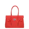 Bolso Jelly con Hebilla de Cierre de Nicho Coreano para Mujer, Bolso Tote de Verano para el Uso Diario, Bolso de Hombro de Gran Capacidad a la Moda para Mujer