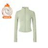 Conjunto de Yoga Directo de Fábrica para Mujer con Cuello Alto y Cierre, Pantalones Largos Casuales de Cintura Alta Adelgazantes, Conjunto de Dos Piezas para Fitness para Mujer