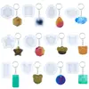 Moldes de Resina de Cristal para Rompecabezas de Corazón para Pareja y Otras Formas, Moldes de Silicona para Broches en Forma de Corazón, Resina, Etc.