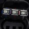 Reloj electrónico clásico vintage SYNOKE luminoso impermeable Deportivo para hombre cuadrado clásico reloj para estudiante