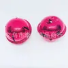 4cm cm campana decorativa navideña brillante llavero accesorios manualidades metálicas campana de cinco estrellas venta al por mayor