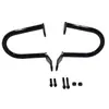 Barras Protectoras Laterales para Motocicleta Adecuadas para Modelos Harley Softail 18 Como Dyna Glide, Fat Boy, Fat Boss, Breakout, Etc., en Negro