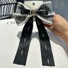 Horquilla Tridimensional de Lazo Grande de Corea del Sur Bordado Elegante Pinza de Resorte para Cabeza de Alto Nivel Dulces Accesorios para el Cabello de Princesa