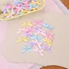 Materiales para Decoración de Moños Impresos Dulces y Frescos Atados a Mano, Accesorios para Zapatos y Calcetines, Accesorios de Moño de Cinta DIY