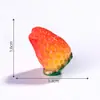 Micro-paisaje simulación fruta fresa burbuja espinosa modelo DIY bolsa ciega accesorios accesorios colgantes miniatura mini adornos pequeños