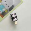 Horquilla de Sanrio con forma de paleta de colores sólidos, mini flequillo de dibujos animados para estudiantes, accesorio para el cabello con clip lateral