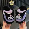 Chinelos infantis de desenho animado e sapatos de algodão para meninos e meninas, chinelos de algodão quentinhos de pelúcia espessa estilo família para casa, dropshipping disponível