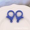 Accesorios DIY plástico colorido llavero con broche de langosta colgante para bolso juguete cadena para mascarilla hebilla material