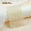 Manicure doméstica Cola de gel adesivo dupla face à prova d'água marcação transparente invisível adesivo de unha espessado gel de gelatina