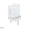 Carregador Ukca 9V3A 12V2.5A Padrão Britânico Único com Porta Pd Carregamento Rápido 30W Suporta Carregamento Sem Fio de Celular