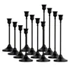Portavelas de metal color cobre directo de fábrica, bestseller transfronterizo de Amazon, juego de varias piezas de portavelas de hierro para decoración de mesa