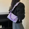 Bolso bandolera cruzado simple de un solo hombro para mujer, versátil, con pliegues, nuevo y elegante, para el verano 2026