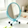 Espejo de Mesa Shunxin de Plástico Espejo Rojo Espejo de Doble Cara Espejo Cosmético Espejo de Cara Única Espejo de Maquillaje de Escritorio Doble Cara