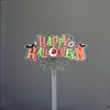 Estilo Transfronterizo Ins Impresión Colorida Decoración de Pastel de Halloween Fantasma Murciélago Decoración de Fiesta de Halloween Suministros para Fiestas
