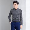 Camisa de rayas gruesas azules de manga larga para hombre y mujer con camisa de manga larga de primavera OL sin planchado ropa de trabajo de negocios al por mayor