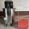 Misturador de Reaterro para Banheiro, Pequena Máquina de Espumar Cimento, Balde de Mistura de Aço Inoxidável, Bomba de Transferência de Gesso Autonivelante