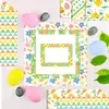 Ww002 Best-Seller Transfronteiriço Coelho da Páscoa Ovo Manual de Materiais Papel Scrapbook Cartões Fundo para Cartões