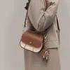 Bolso de Piel Genuina para Mujer Modelo Nuevo 2026, Bolso Redondo Pequeño, Estilo de Lujo Ligero de Nicho de Gama Alta, Bolso para Teléfono, Bolso Pequeño Cruzado