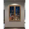 Pintura Decorativa Realista de Janela Falsa Luminosa para Hall de Entrada, Quarto sem Janela, Expansão de Paisagem, Abertura de Janela na Sala de Estar, Arte de Parede para Hotel