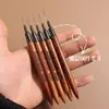 Ferramentas de Manicure Haste de Sândalo Tubo de Agulha Extremamente Fino Conjunto de Pincéis para Puxar Linha Caneta Japonesa para Unhas Caneta para Pintura de Flores Caneta para Desenhar Linhas