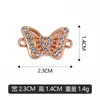 Exquisita Serie de Mariposas Incrustadas de Diamantes Collares, Pulseras, Colgantes y Accesorios DIY Directo del Fabricante, Disponibles para Lotes Mixtos y Ventas Transfronterizas