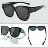 Nuevo Set Especial de Gafas del Fabricante para Miopía, Gafas Polarizadas Trendy Tr para Hombre, Gafas de Sol con Montura Grande para Conducir Mujer 898