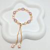 Nuevo Pulsera de Perlas de Imitación Estilo Chino Retro para Niñas, Pulsera de Cristal de Diseño Nicho, Joyería de Mano para Mejor Amiga