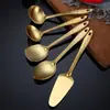 Espátula de acero inoxidable juego de utensilios de cocina para el hogar colador pala para freír utensilios de cocina espátula de cocina plato caliente colador al por mayor [