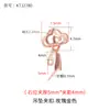 Plata de Ley S925 Estilo Chino Nube Auspiciosa Chapado en Oro de 18K Clip Accesorio Colgante Buddha Pixiu Accesorio para Collar DIY